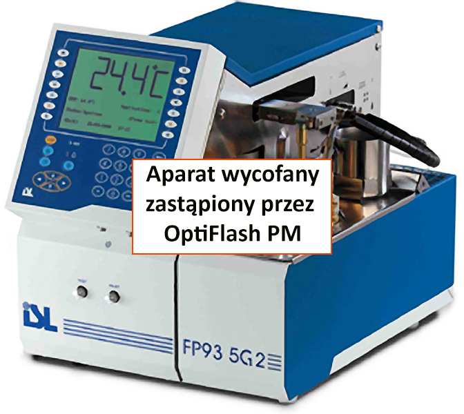 FP93 5G2 Automatyczny aparat do oznaczania temperatury zapłonu w tyglu zamkniętym metodą Pensky Martens